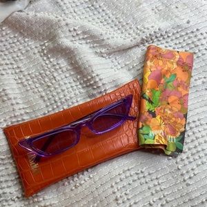 Purple le skinny poppy lissiman sunnies